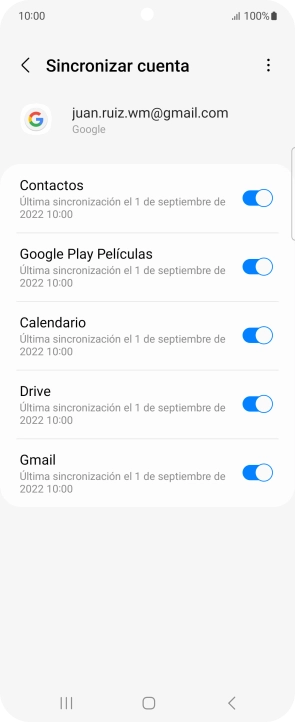 Pulsa la tecla de inicio para terminar y regresar a la pantalla de inicio.