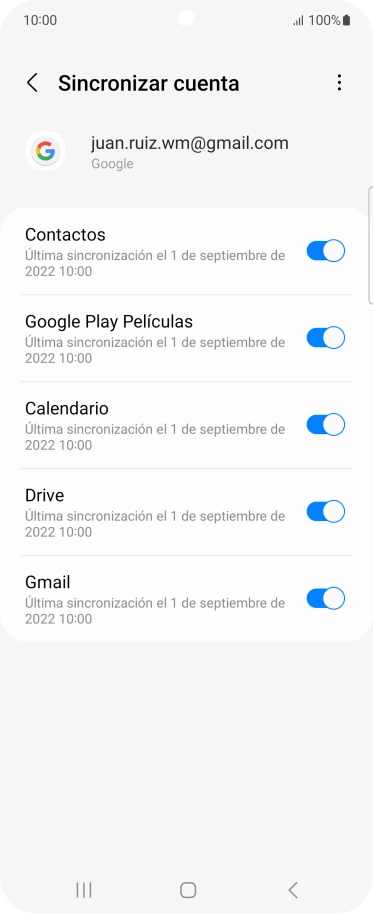 Pulsa la tecla de inicio para terminar y regresar a la pantalla de inicio.