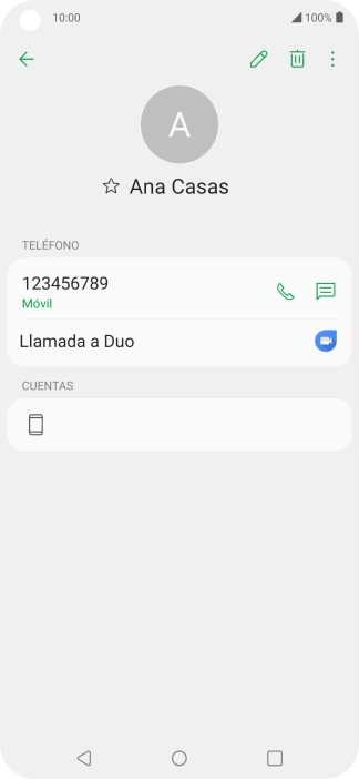 Pulsa la tecla de inicio para terminar y regresar a la pantalla de inicio.