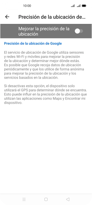 Si pulsas el indicador junto a 