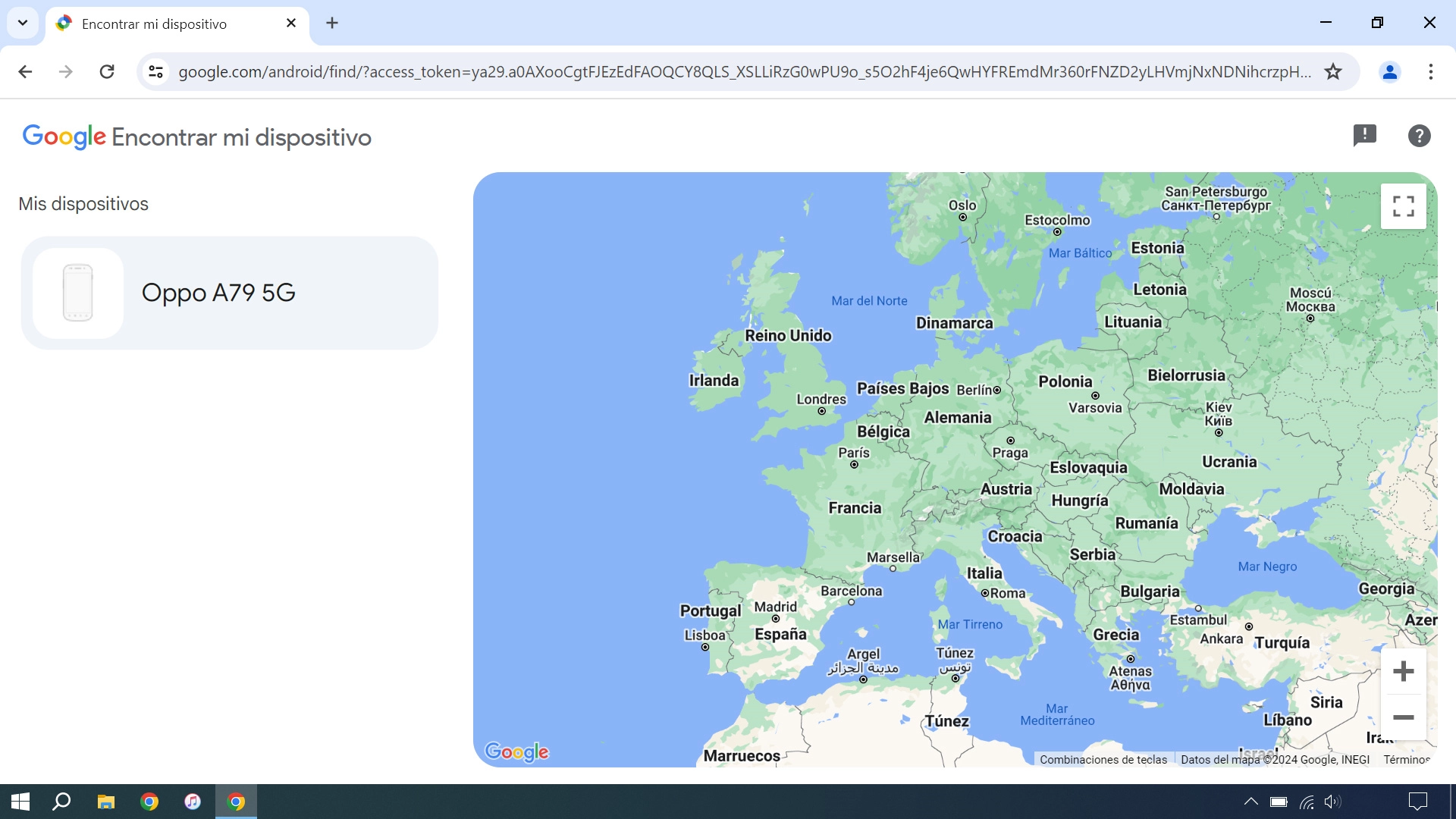 Haz clic en el dispositivo deseado.
