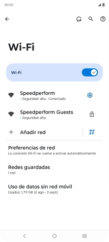 Pulsa la tecla de inicio para terminar y regresar a la pantalla de inicio.
