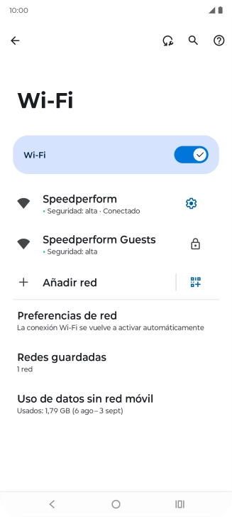 Pulsa la tecla de inicio para terminar y regresar a la pantalla de inicio.