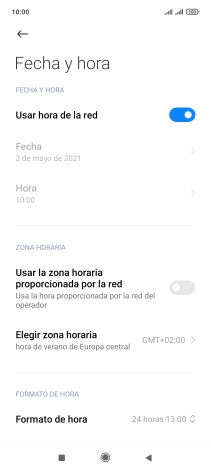 Pulsa el indicador junto a 