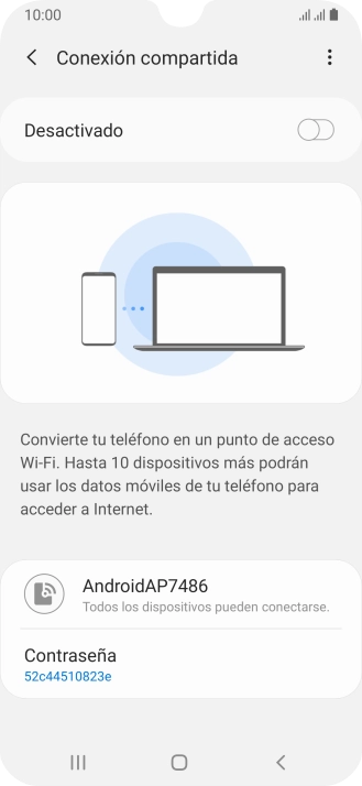 Pulsa el icono de menú.