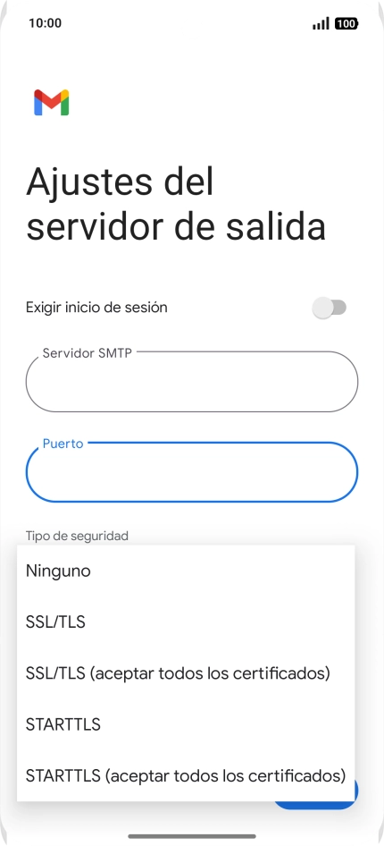 Pulsa SSL/TLS.