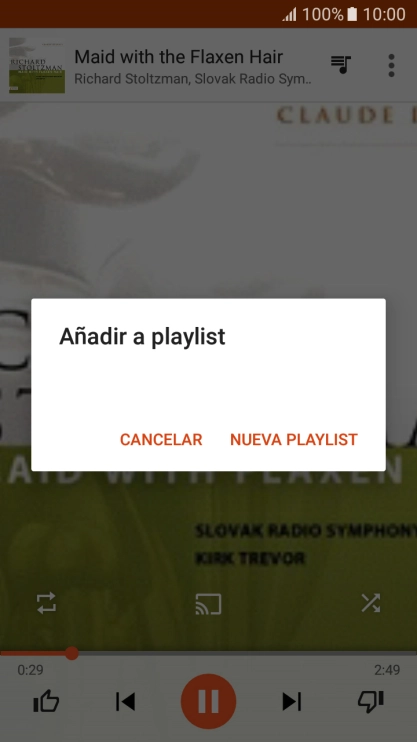 Pulsa NUEVA PLAYLIST.