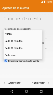 Pulsa el ajuste deseado.