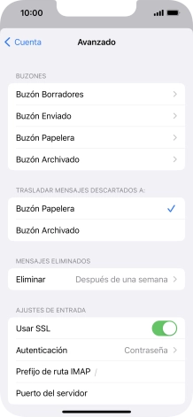 Pulsa el indicador junto a 