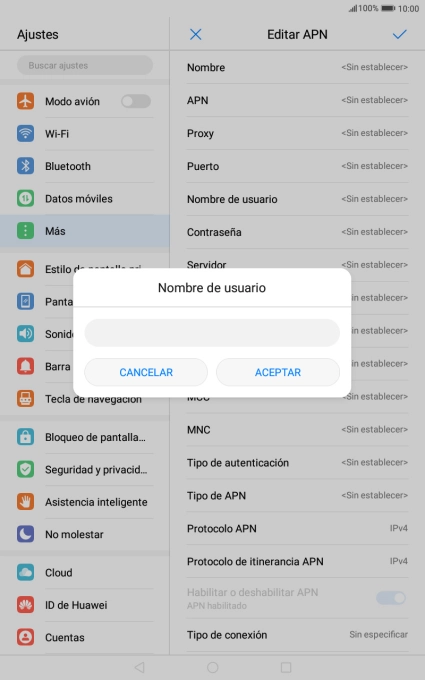 Introduce wap@wap y pulsa ACEPTAR.