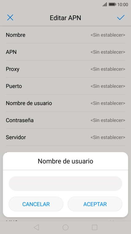 Introduce wap@wap y pulsa ACEPTAR.