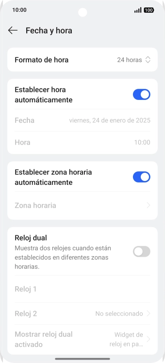 Desliza el dedo hacia arriba desde la parte inferior de la pantalla para terminar y volver a la pantalla de inicio.