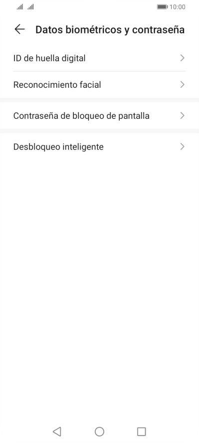 Pulsa ID de huella digital.