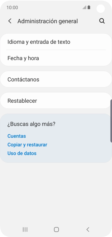 Pulsa Restablecer.