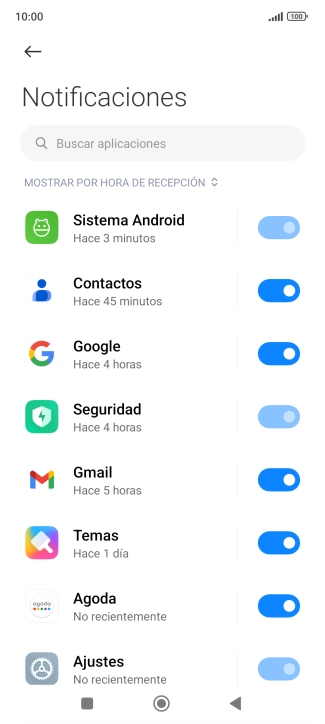 Pulsa la app deseada.