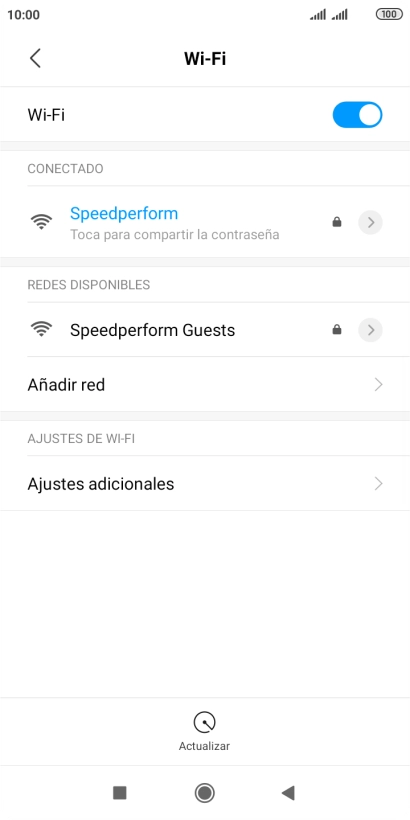 Pulsa la tecla de inicio para terminar y regresar a la pantalla de inicio.