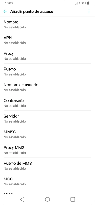 Pulsa Nombre.