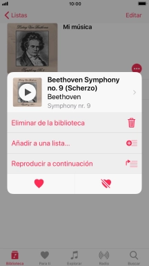 Pulsa la función deseada y sigue las indicaciones de la pantalla para utilizar la función seleccionada.