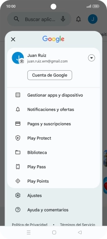 Pulsa Gestionar apps y dispositivo.
