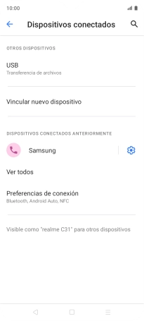 Pulsa la tecla de inicio para terminar y regresar a la pantalla de inicio.