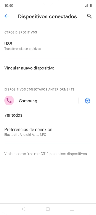 Pulsa la tecla de inicio para terminar y regresar a la pantalla de inicio.