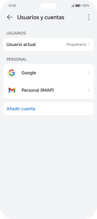 Pulsa el icono de menú.
