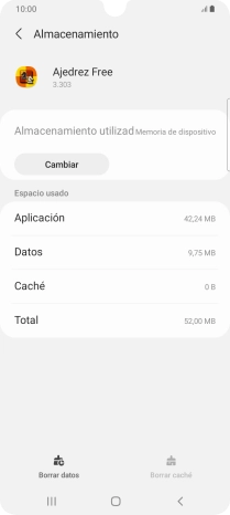 Pulsa la tecla de inicio para terminar y regresar a la pantalla de inicio.