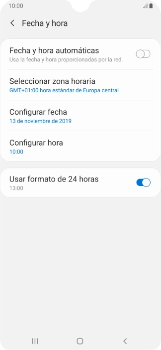 Pulsa el indicador junto a 