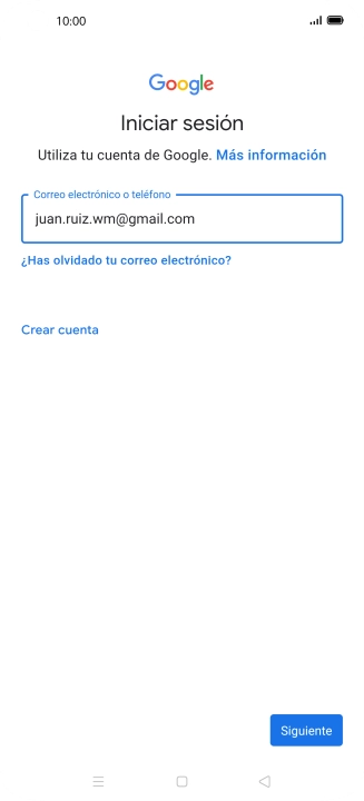 Pulsa Siguiente.