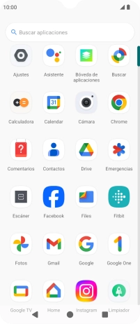 Pulsa Fotos y desplázate a la carpeta deseada.