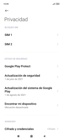 Pulsa la tarjeta SIM deseada.