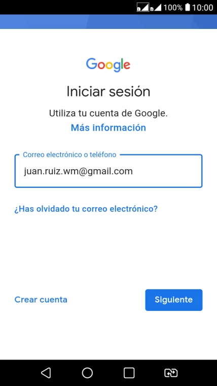 Pulsa Siguiente.