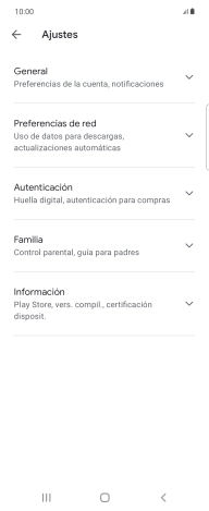 Pulsa Preferencias de red.