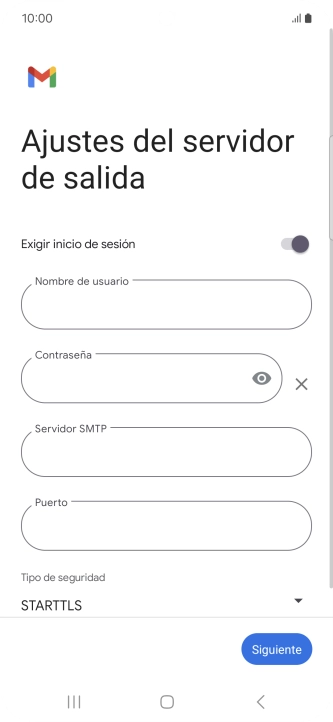 Pulsa el indicador junto a 