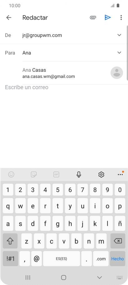 Pulsa el contacto deseado.