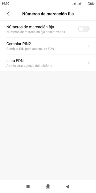 Pulsa el indicador junto a 