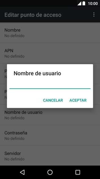 Introduce wap@wap y pulsa ACEPTAR.