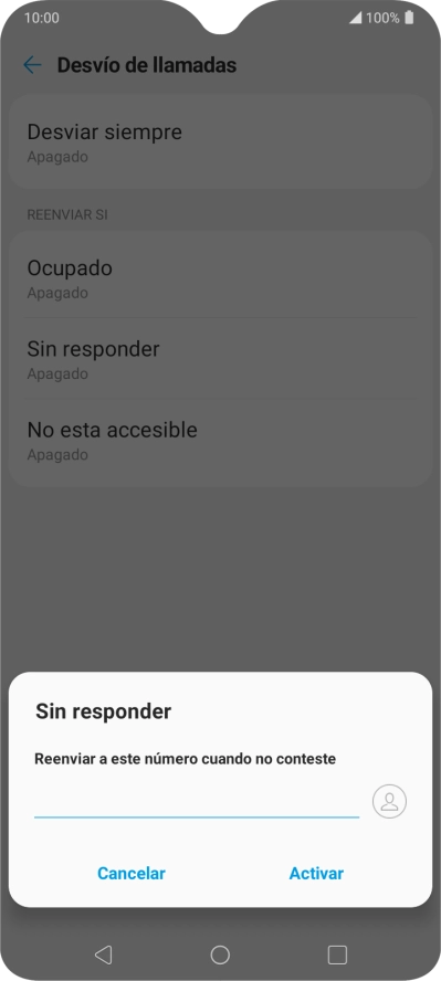 Introduce +34600132000 y pulsa Activar.