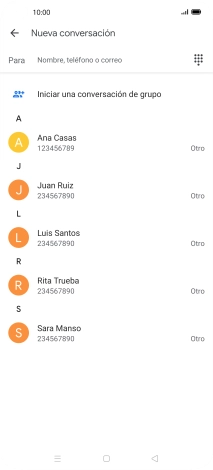 Pulsa en el campo junto a 