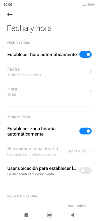 Pulsa la tecla de inicio para terminar y regresar a la pantalla de inicio.