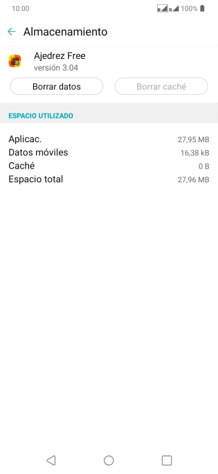 Pulsa la tecla de inicio para terminar y regresar a la pantalla de inicio.