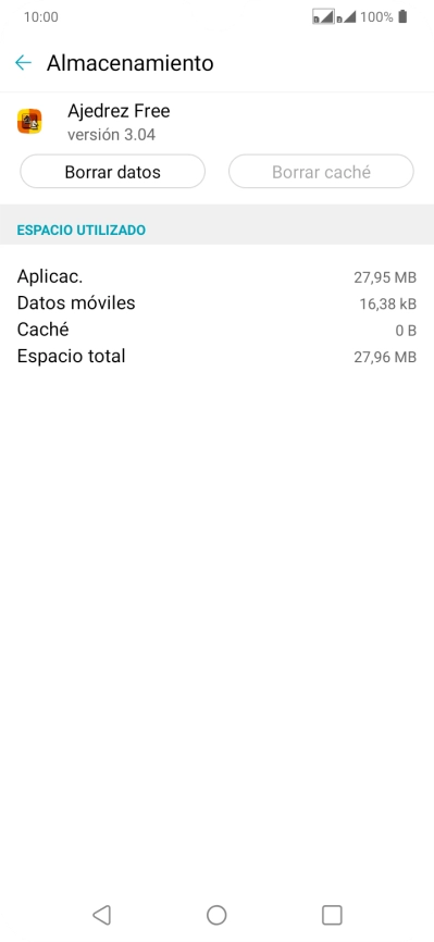 Pulsa la tecla de inicio para terminar y regresar a la pantalla de inicio.