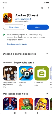 Pulsa la tecla de inicio para terminar y regresar a la pantalla de inicio.