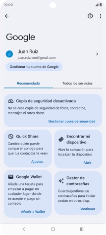 Pulsa Encontrar mi dispositivo.