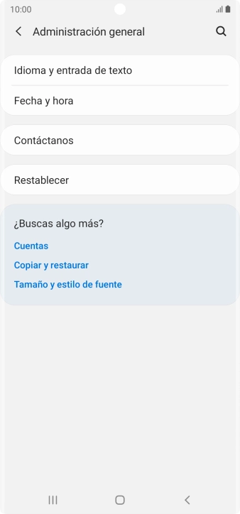 Pulsa Fecha y hora.