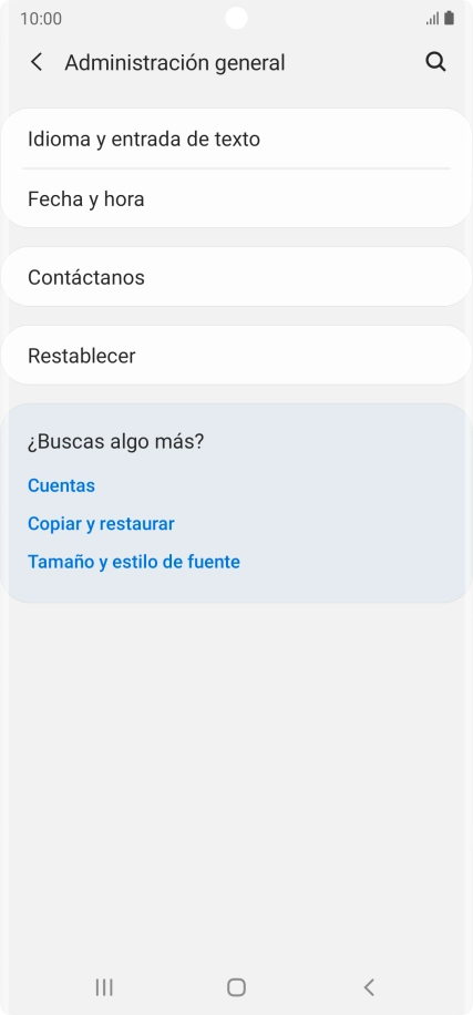 Pulsa Fecha y hora.