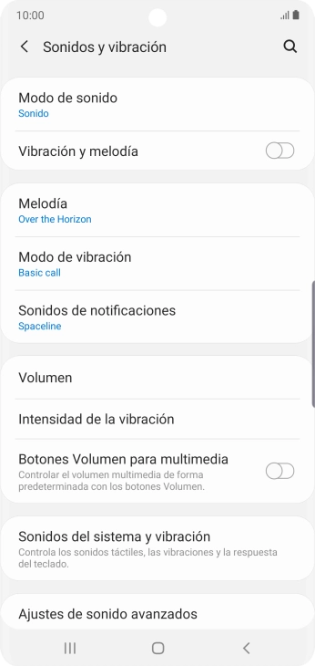 Pulsa Melodía.