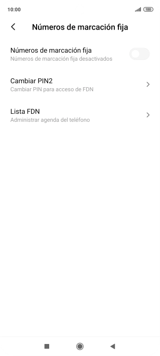 Pulsa el indicador junto a 