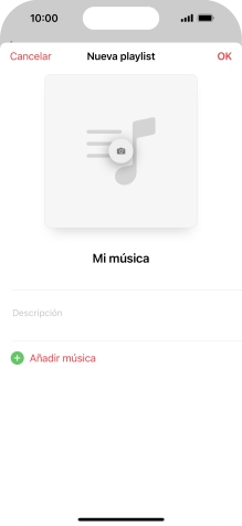 Pulsa Añadir música.