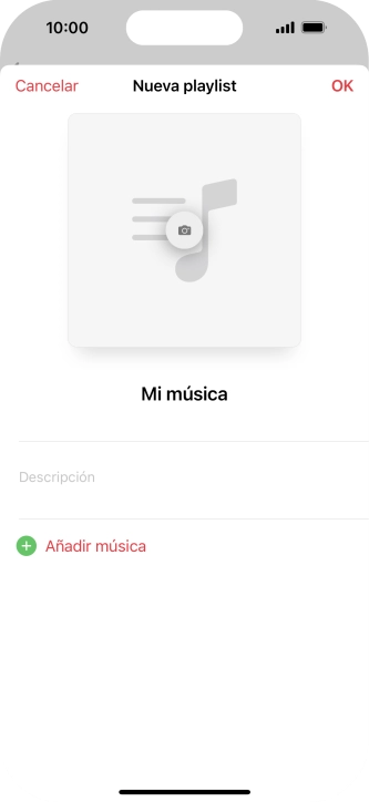 Pulsa Añadir música.